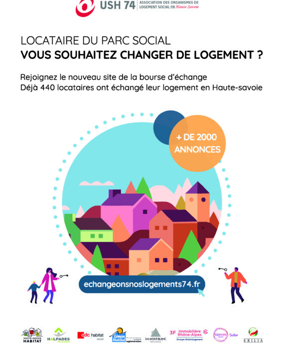 Affiche de la Bourse d'Echange de Logement en Haute-Savoie